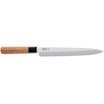 Kai Red Wood Yanagiba Sushi-Messer 24cm, Edelstahlklinge, HRC 58