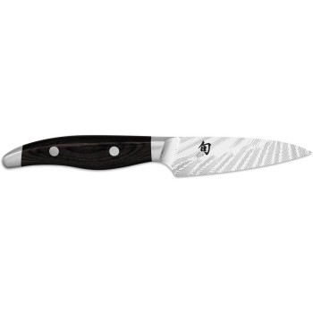 Kai Shun Nagare black Officemesser, Damaszenerstahl, 61 HRC, Pakka Holz Europa Kai Shun Nagare black Officemesser, Damaszenerstahl, 61 HRC, Pakka Holz Europa