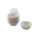 Kaiser 200 Mini-Muffin-Papierbackförmchen, Weiss, 4.5 cm