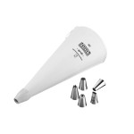 Kaiser Profi Spritzbeutel-Set, 7-teilig, Set aus 5 Tüllen