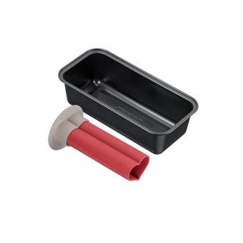 Kaiser Kuchenform with Motiv-Einsatz Herz, 30cm, Stahl, Silikon