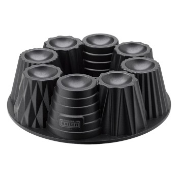 Kaiser Motivbackform Tarte- and Törtchen, D: 26cm, 8 Kreationen in einer Form