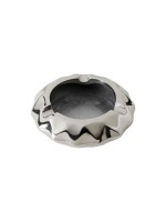 Kare Aschenbecher Avantgarde Silber, Grösse: 15x4cm, Metall