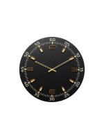 Kare Horloge murale Milk Bar 60 cm, Doré/Noir