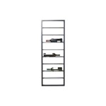 Kare Range-bouteilles de vin Bistro 42 x 120 cm, noir