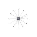Kare Horloge murale Umbrella Ø 60 cm Chrome