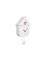 KARLSSON Wanduhr Kuckuck, white, 41x 8.5 x 21.5cm, Exkl. 3 x AA batteries