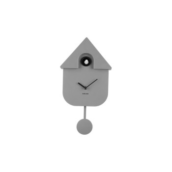 KARLSSON Horloge murale Coucou Gris