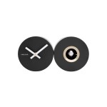 KARLSSON Horloge murale Coucou Noir mat