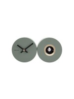 KARLSSON Wanduhr Kuckuck, Grün matt, 13 x 26 x 72 cm, Exkl. 3 x AA Batterien