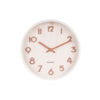 KARLSSON Horloge murale Pure Ø 22 cm, Blanc KARLSSON Horloge murale Pure Ø 22 cm, Blanc