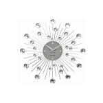 KARLSSON Horloge murale Sunburst moyen Ø 30 cm, Argenté