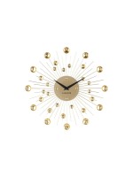 KARLSSON Wanduhr Sunburst Medium Gold, Stahl, 30x4 cm (DxT), exkl. 1xAA Batterie