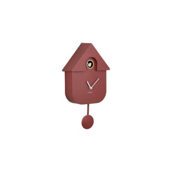 KARLSSON Horloge murale Coucou Rouge foncé