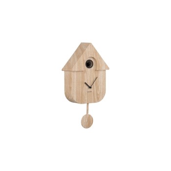 KARLSSON Horloge murale Coucou Brun clair