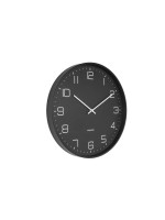 KARLSSON Horloge murale Lofty Ø 40 cm, Noir