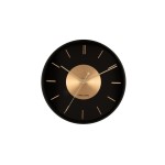 KARLSSON Horloge murale Gold Disc Doré/Noir