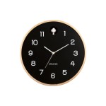 KARLSSON Horloge murale Natural Cuckoo 31,5 cm, Noir