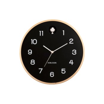 KARLSSON Horloge murale Natural Cuckoo 31,5 cm, Noir KARLSSON Horloge murale Natural Cuckoo 31,5 cm, Noir