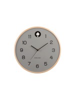 KARLSSON Horloge murale Natural Cuckoo 31,5 cm, Gris