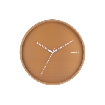 KARLSSON Wanduhr Hue, 40x4.5cm, exkl. 1AA, Caramel brown KARLSSON Wanduhr Hue, 40x4.5cm, exkl. 1AA, Caramel brown