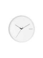 KARLSSON Wanduhr Hue, 40x4.5cm, exkl. 1AA, White
