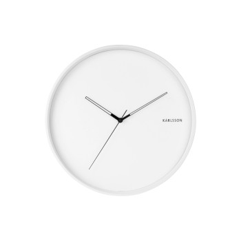 KARLSSON Wanduhr Hue, 40x4.5cm, exkl. 1AA, White KARLSSON Wanduhr Hue, 40x4.5cm, exkl. 1AA, White
