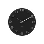 KARLSSON Wanduhr Vintage Round, 35x4cm, exkl. 1xAA, Black
