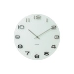 KARLSSON Horloge murale Vintage Round 35 cm, Transparent