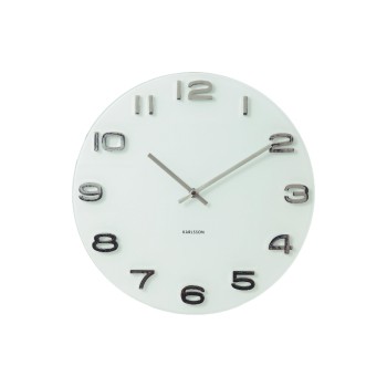 KARLSSON Horloge murale Vintage Round 35 cm, Transparent KARLSSON Horloge murale Vintage Round 35 cm, Transparent