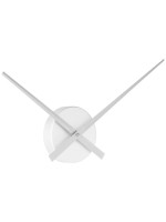 KARLSSON Horloge murale Little Big Time 44 cm, Argenté