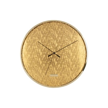 KARLSSON Wanduhr Disco Bling Bling, 40x4.5cm, exkl. 1xAA, Gold KARLSSON Wanduhr Disco Bling Bling, 40x4.5cm, exkl. 1xAA, Gold