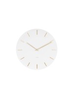 KARLSSON Wanduhr Charm, 45x3.5cm, exkl. 1xAA, White