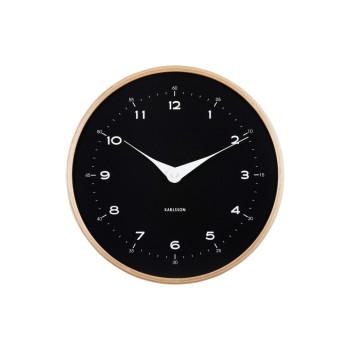 KARLSSON Horloge murale Osado Dome 30 cm, Noir KARLSSON Horloge murale Osado Dome 30 cm, Noir