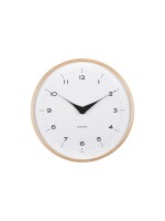 KARLSSON Wanduhr Osado Dome, 30x4.3cm, exkl 1xAA, White