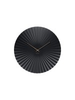 KARLSSON Wanduhr Sensu XL, 50x3.5cm, exkl. 1xAA, Black
