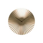 KARLSSON Wanduhr Sensu XL, 50x3.5cm, exkl. 1xAA, Gold