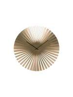 KARLSSON Wanduhr Sensu XL, 50x3.5cm, exkl. 1xAA, Gold