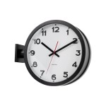 KARLSSON Horloge murale New Classic Double 38 cm, Noir/Blanc