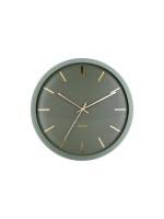 KARLSSON Wanduhr Globe, 40x12cm, exkl. 1xAA, Moss Green