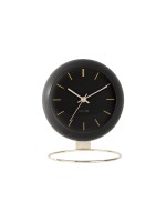 KARLSSON Horloge de bureau Globe 25 cm, Noir