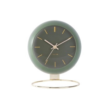 KARLSSON Tischuhr Globe, 21x25x14cm, exkl. 1xAA, Moss Green KARLSSON Tischuhr Globe, 21x25x14cm, exkl. 1xAA, Moss Green