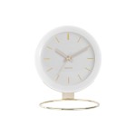 KARLSSON Horloge de bureau Globe 25 cm, Blanc