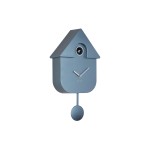 KARLSSON Horloge murale Modern Cuckoo Metallic Dark blue