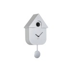 KARLSSON Horloge murale Modern Cuckoo Metallic Silver