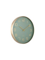 KARLSSON Horloge murale Elegance Glow Jungle green