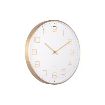KARLSSON Wanduhr Elegance Glow, Exkl. 1 x AA Batterie, White KARLSSON Wanduhr Elegance Glow, Exkl. 1 x AA Batterie, White