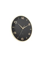 KARLSSON Wanduhr Sienna Glow, Exkl. 1 x AA Batterie, Black