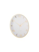 KARLSSON Wanduhr Sienna Glow, Exkl. 1 x AA Batterie, White