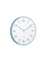 KARLSSON Wanduhr Circus Rings, Exkl. 1 x AA Batterie, Turquoise blue